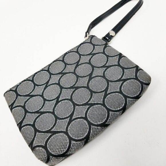 Nine West Black and Gray Wristlet. - Picture 3 of 3
